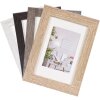 Cornice Henzo moderna 50x70 cm marrone medio con passe-partout 40x60 cm