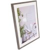 Henzo Cornice moderna 50x70 cm grigio scuro con passepartout 40x60 cm
