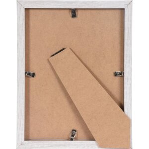 Henzo Cornice moderna 18x24 cm bianca con passe-partout 13x18 cm