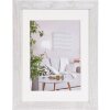 Henzo Cornice moderna 18x24 cm bianca con passe-partout 13x18 cm