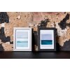 Henzo Cornice moderna 18x24 cm bianca con passe-partout 13x18 cm