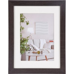 Cornice per quadri moderna 18x24 cm marrone scuro
