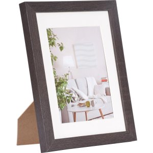 Cornice per quadri moderna 18x24 cm marrone scuro