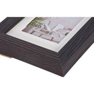 Cornice per quadri moderna 18x24 cm marrone scuro