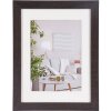 Cornice per quadri moderna 18x24 cm marrone scuro
