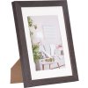 Cornice per quadri moderna 18x24 cm marrone scuro
