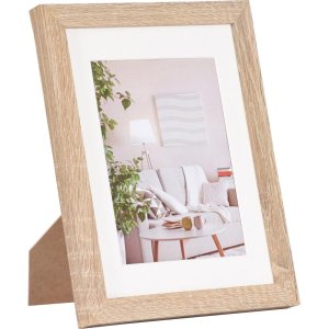 Cornice moderna 18x24 cm marrone medio