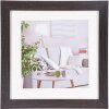 Cornice moderna 20x20 cm marrone scuro