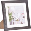 Cornice moderna 20x20 cm marrone scuro