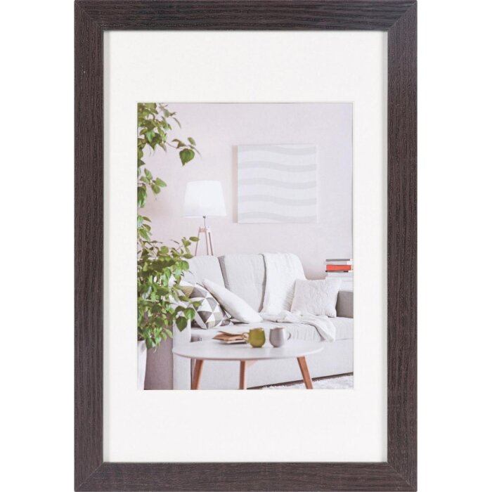 Cornice moderna 20x30 cm marrone scuro