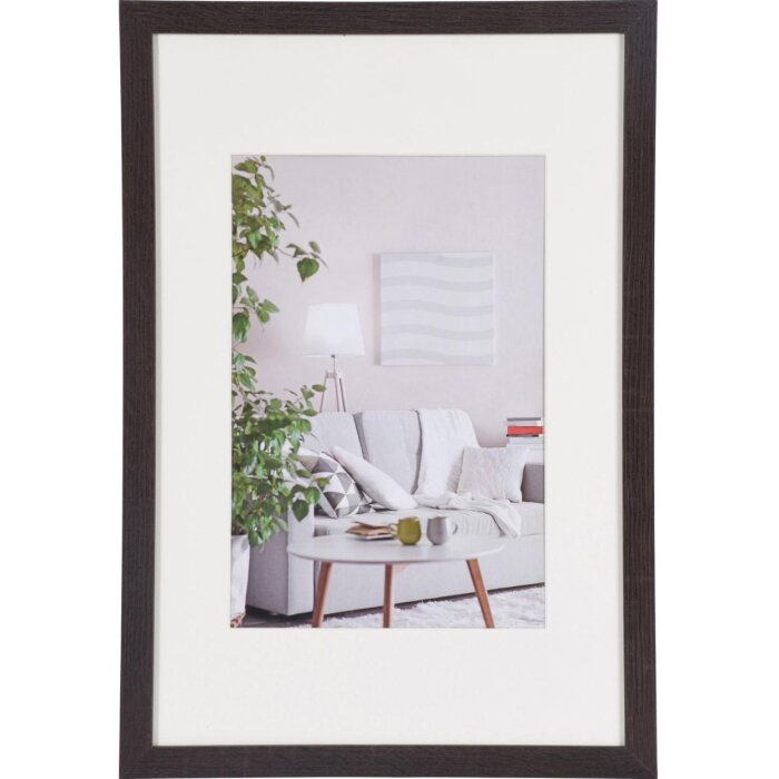 Cornice moderna 30x45 cm marrone scuro