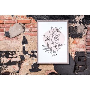 Cornice moderna 30x45 cm grigio scuro