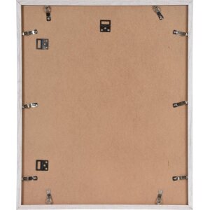 Henzo Cornice moderna 50x60 cm bianca con passepartout 40x50 cm