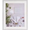 Henzo Cornice moderna 50x60 cm bianca con passepartout 40x50 cm