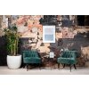 Henzo Cornice moderna 50x60 cm bianca con passepartout 40x50 cm