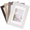 Henzo Cornice moderna 50x60 cm bianca con passepartout 40x50 cm