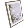 Henzo Cornice moderna 50x60 cm grigio scuro con passepartout 40x50 cm