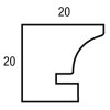 Cornice moderna Henzo con Passepartout