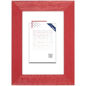 Cornice di legno Tutti Frutti 30x40 cm rosso