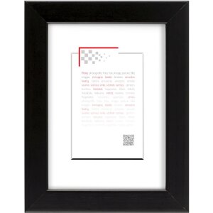 Telaio in legno MAT 20x30 cm nero