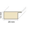 Cornice in legno Karma 13x18 cm Grigio