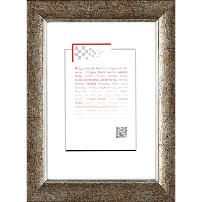 Cornice di legno Ade 13x18 cm argento