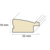 Cornice di legno Ade 10x15 cm oro