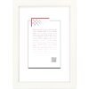 Cornice in legno Ceanothe River 30x40 cm bianco