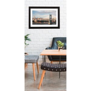 Cornice in legno Ceanothe River 13x18 cm nero