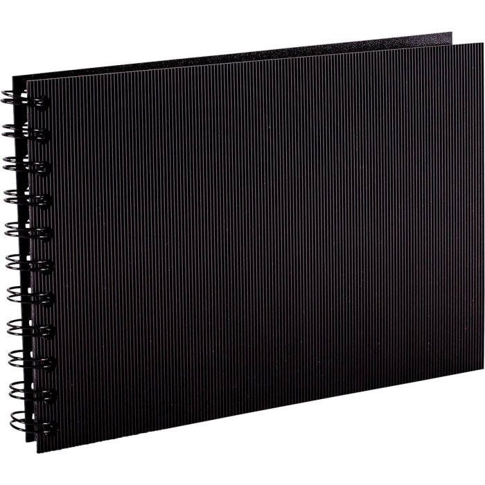 Modela Album a spirale nero 15x21 cm