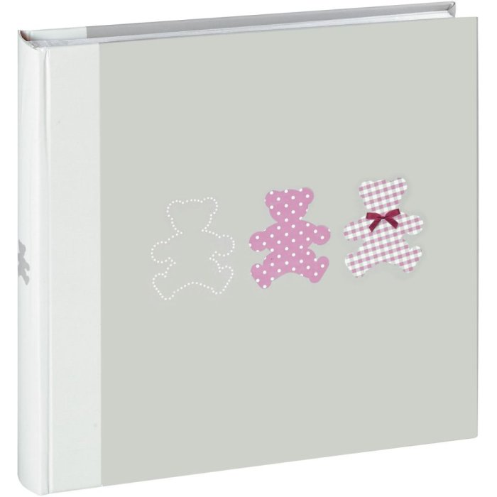 Ceanothe Baby Album Timotee rosa 30x30 cm 60 pagine bianche