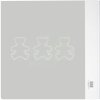 Ceanothe Baby Album Timotee rosa 30x30 cm 60 pagine bianche