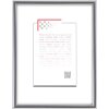 Cornice in plastica Gallery 18x24 cm argento
