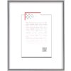 Cornice in plastica Gallery 20x30 cm argento