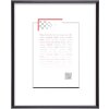 Cornice in plastica Gallery 24x30 cm nera