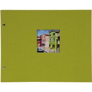 Album a vite Goldbuch Bella Vista assortito 39x31 cm 40 pagine nere
