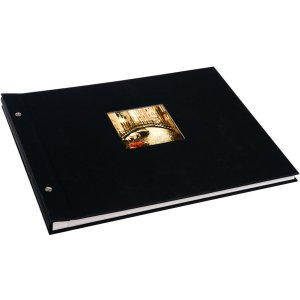 Album a vite Goldbuch Bella Vista assortito 39x31 cm 40 pagine nere