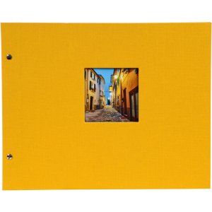 Album a vite Goldbuch Bella Vista assortito 39x31 cm 40 pagine nere