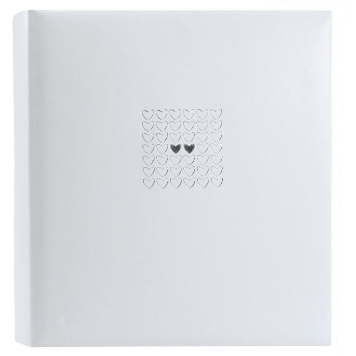 Goldbuch Album fotografico ELEGANCE bianco 36x36 cm 100 pagine bianche