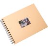 HNFD album a spirale BULDANA melone a righe 23x17 cm 40 pagine nere