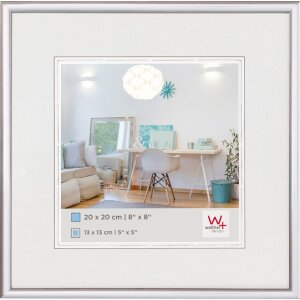 Walther Cornice in plastica New Lifestyle 15x15 cm argento