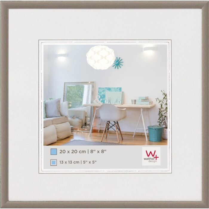 Telaio in plastica New Lifestyle 20x20 cm in acciaio