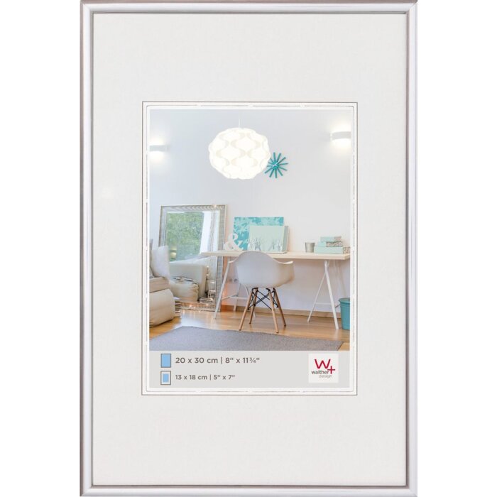 Walther Cornice in plastica New Lifestyle 29,7x42 cm argento DIN A3