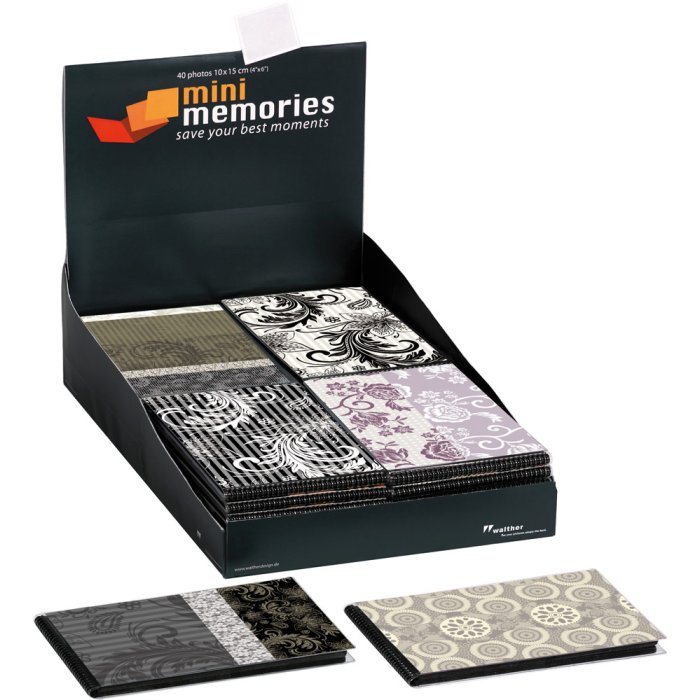 Walther Mini Album Memories 40 foto 10x15 cm - copertina intercambiabile