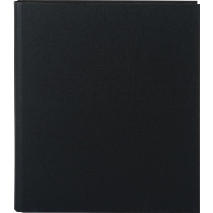 Goldbuch Raccoglitore ad anelli A4 Linum nero 26x32 cm Meccanismo a 4 anelli