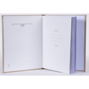 Henzo Libro degli ospiti Perla champagne 21x26 cm