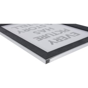 Cornice per quadri Silverline 15x20 cm nero