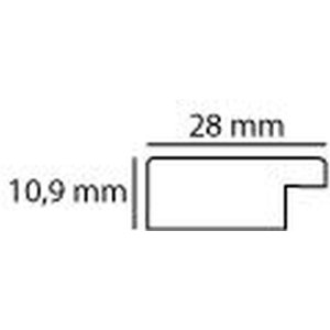 Cornice per quadri Silverline 15x20 cm nero