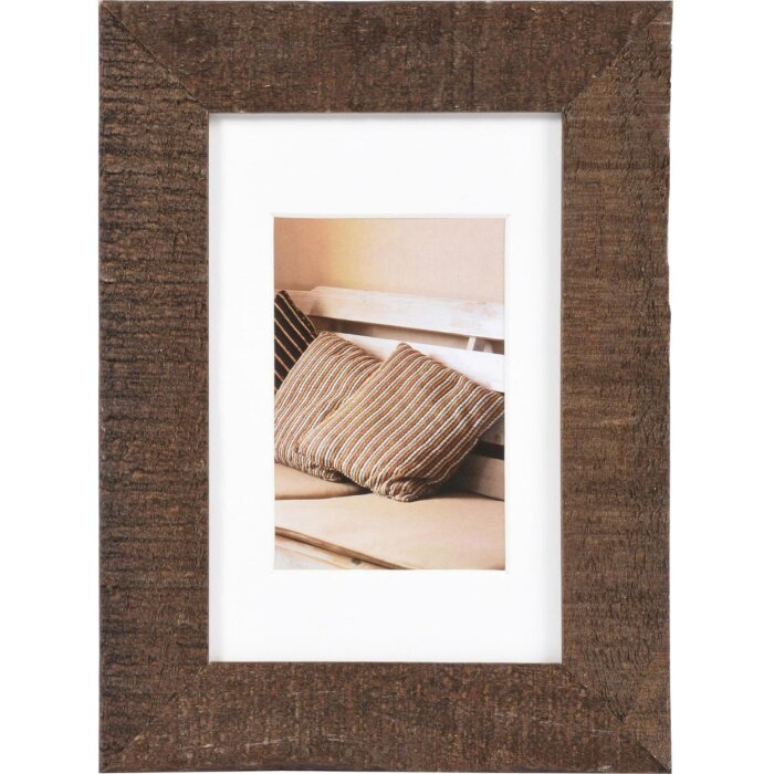 Cornice in legno Driftwood 10x15 cm marrone scuro