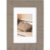 Henzo Cornice in legno Driftwood marrone medio 10x15 cm con passepartout 7x10 cm